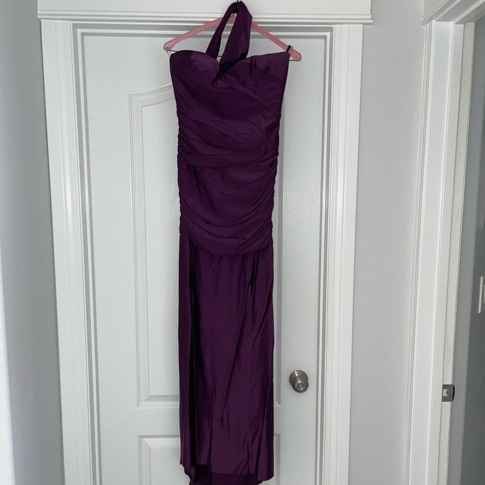 Atria gown. Color Eggplant. Size Medium